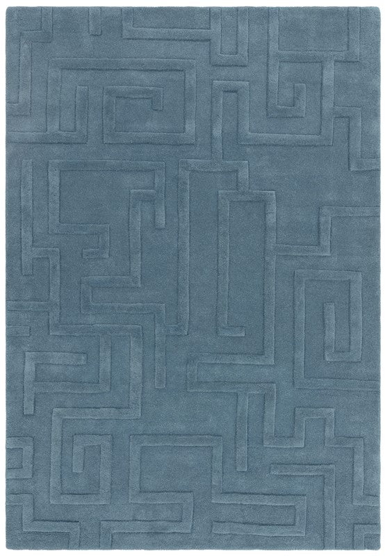 Maze Teal Rug - Image 1