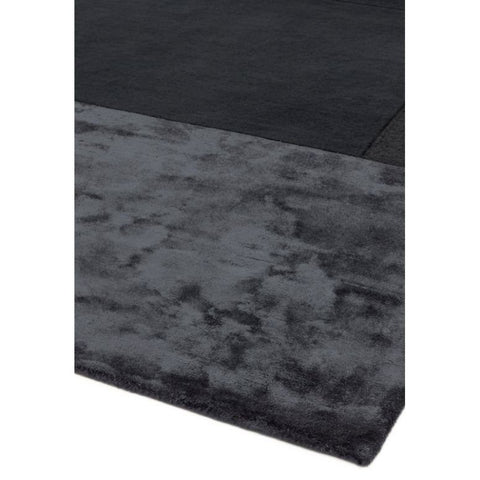 Tate Tonal Textures Charcoal Rug