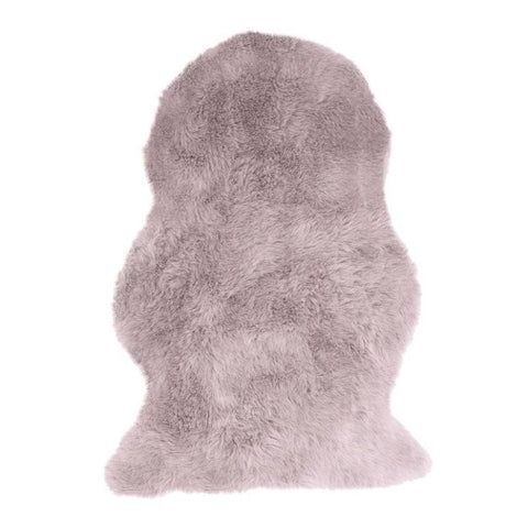 Auckland Luxury Faux Sheepskin Pink Rug - Image 1