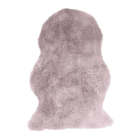 Auckland Luxury Faux Sheepskin Pink Rug - Image 1