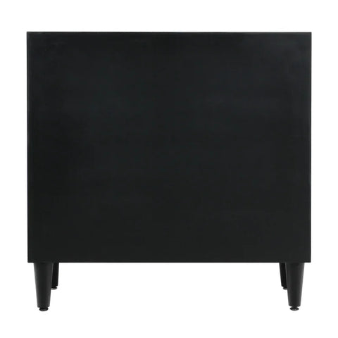 Solano 4-Drawer Black Chest - KD Legs