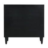 Solano 4-Drawer Black Chest - KD Legs