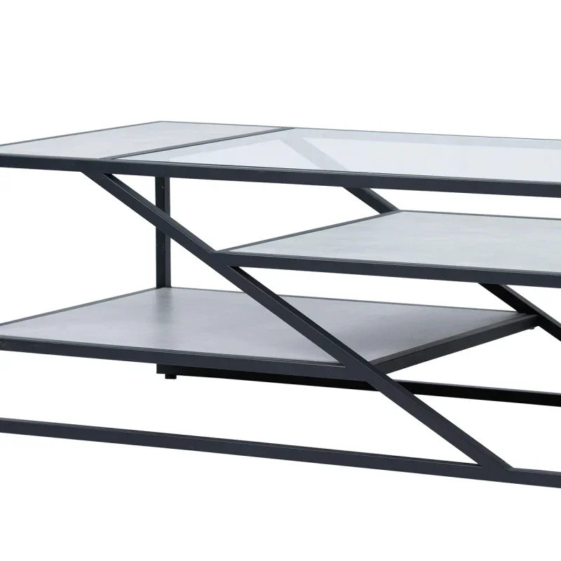 Ibarra Black and Grey Coffee Table - KD