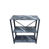 Alora 72cm 3-Tier Black Display Unit