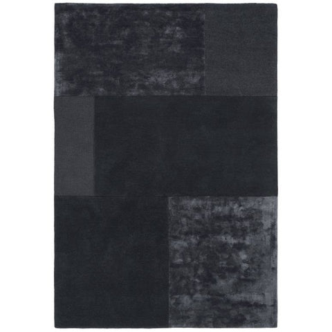 Tate Tonal Textures Charcoal Rug