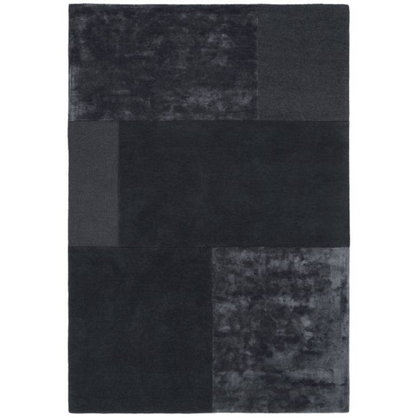 Tate Tonal Textures Charcoal Rug