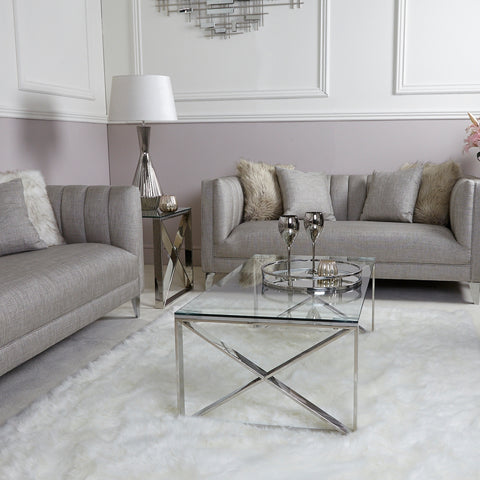 Zenith Stainless Steel Coffee Table