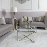 Zenith Stainless Steel Coffee Table