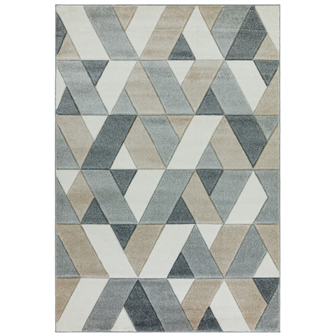 Sketch SK01 Rhombus Grey Rug - Image 1