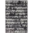 Nova Chevron Black Rug NV28 Rug - Image 1