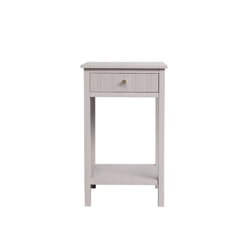 Lindon 1 Drawer End Table Summer Grey - KD
