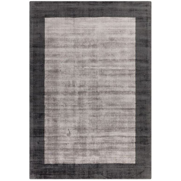 Blade Border Charcoal Silver 04 Rug