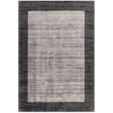 Blade Border Charcoal Silver 04 Rug