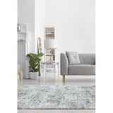 Orion Or05 Abstract Silver Rug