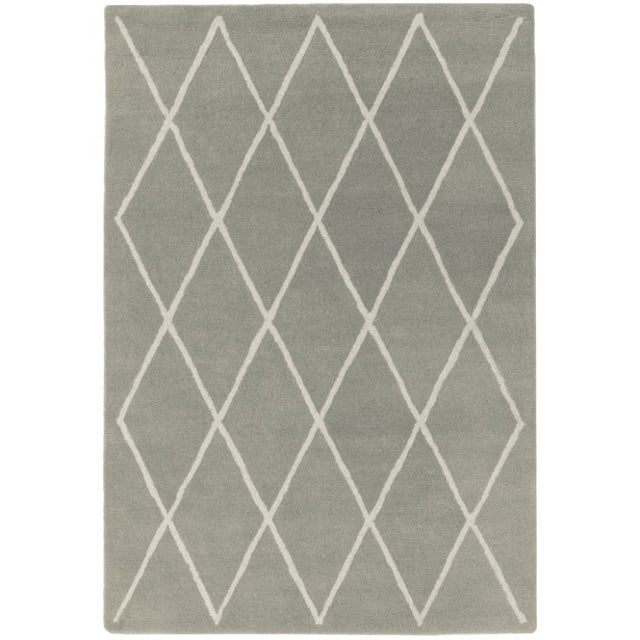 Albany Diamond Silver Rug - Image 1
