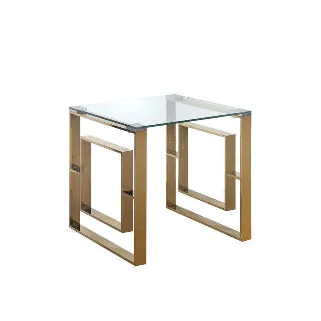 Apex Gold Metal End Table