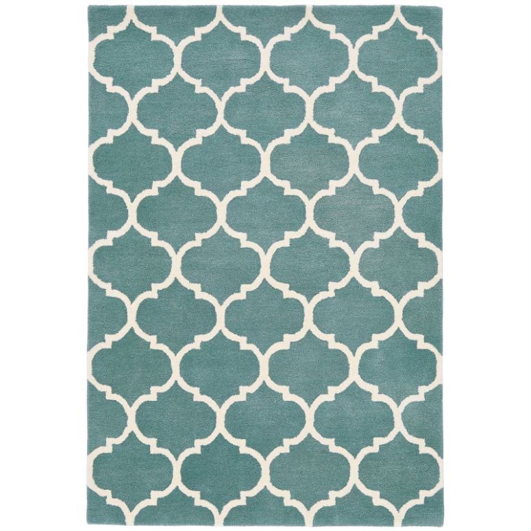 Albany Ogee Duck Egg Rug