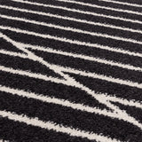 Muse Black Linear Rug MU10 Rug - Image 3