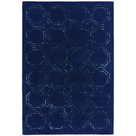 Nexus Octagon Navy/Navy Rug - Image 1