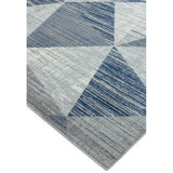 Orion Or14 Blocks Blue Rug