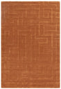 Maze Rust Rug - Image 1