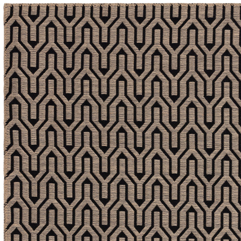 Global Black Lattice Rug - Image 3