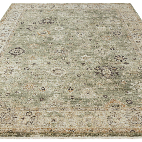 Heriz Ornate Green Rug - Image 7