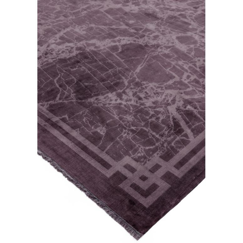 Zehraya Ze01 Purple Border Rug