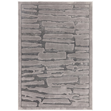 Valley Charcoal Path Rug - Image 1