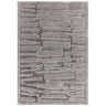 Valley Charcoal Path Rug - Image 1