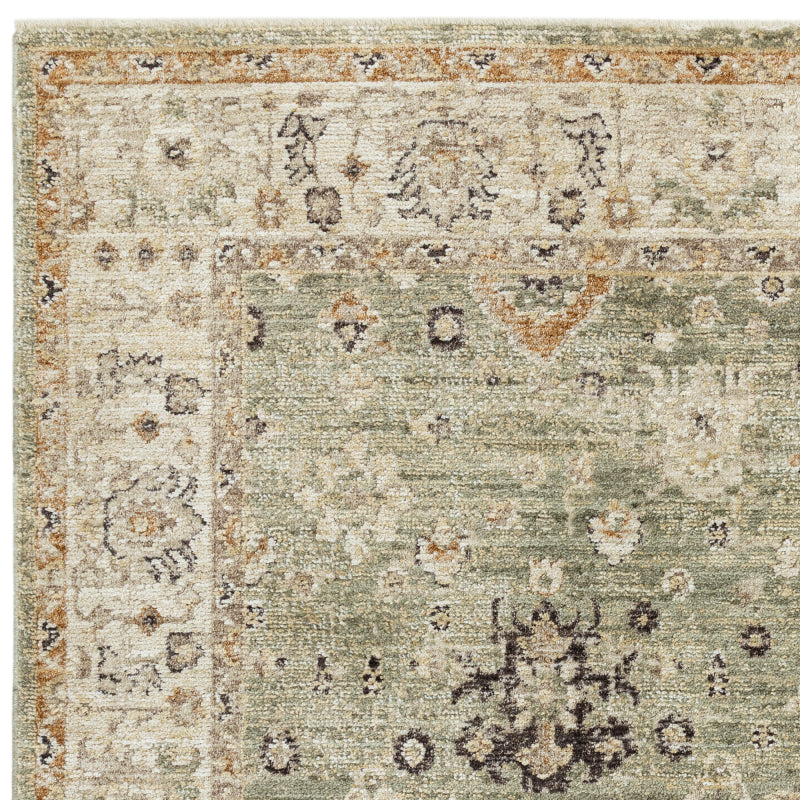 Heriz Ornate Green Rug - Image 8