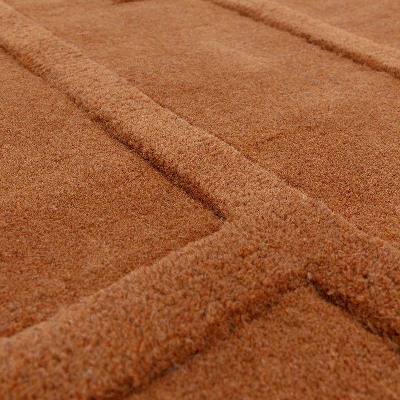 Maze Rust Rug