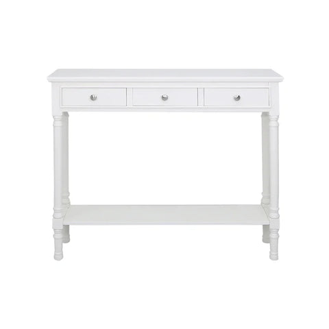 Delta White Medium Console Table