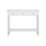 Delta White Medium Console Table