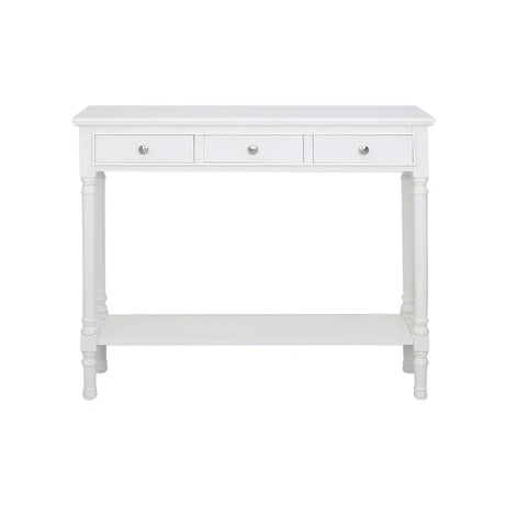 Delta White Medium Console Table