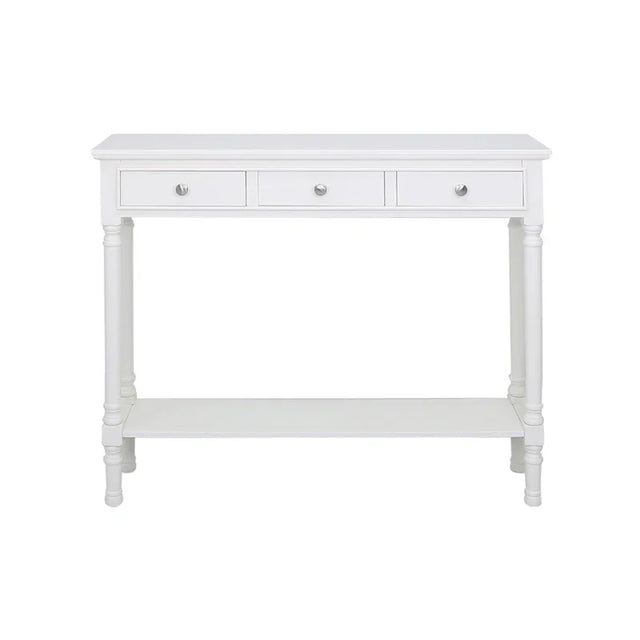 Delta White Medium Console Table
