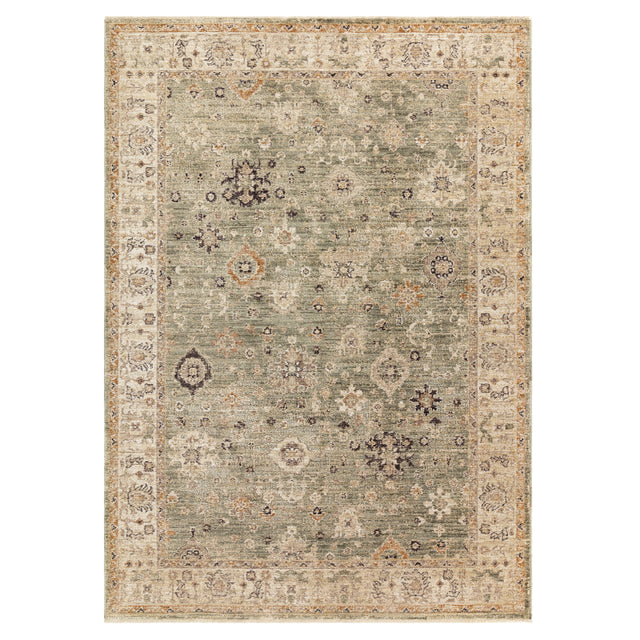Heriz Ornate Green Rug - Image 1