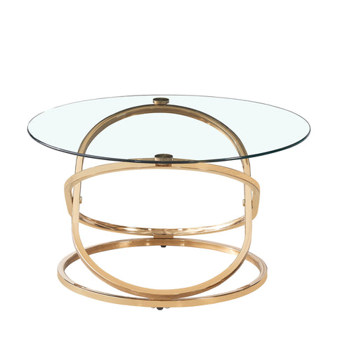 Rizzo Gold Coffee Table
