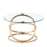 Rizzo Gold Coffee Table