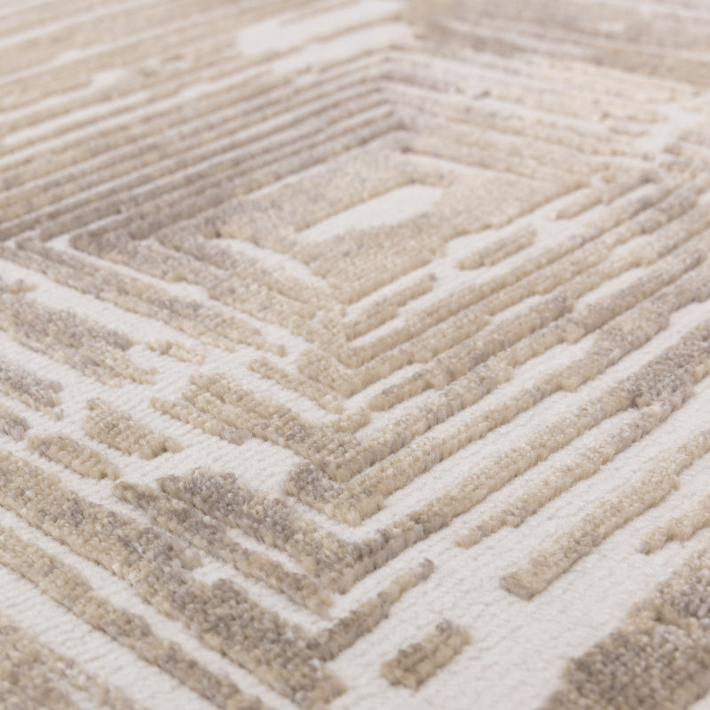 Kuza Portrait Beige Rug - Image 3