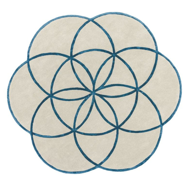 Lotus Blue Rug - Image 1