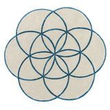 Lotus Blue Rug - Image 1