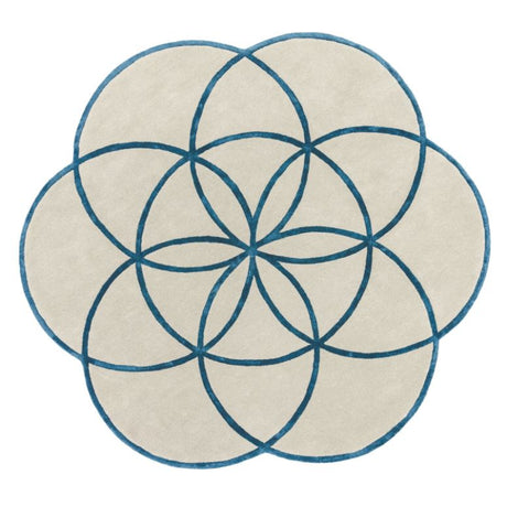 Lotus Blue Rug - Image 1