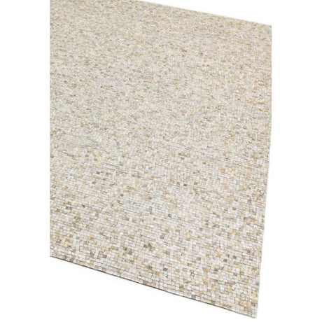 Elona Mosaic Cowhide Silver Rug - Image 2