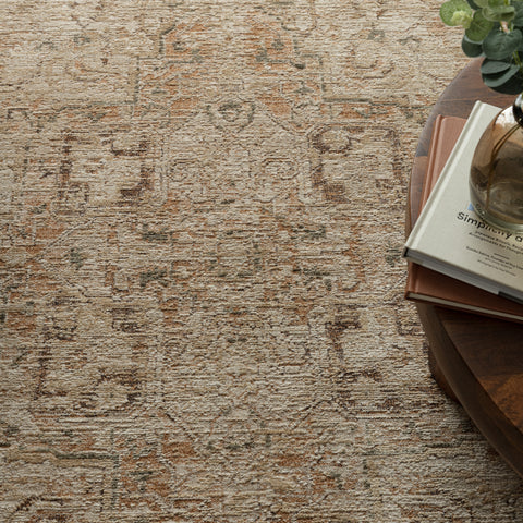 Heriz Serapi Copper Rug - Image 6