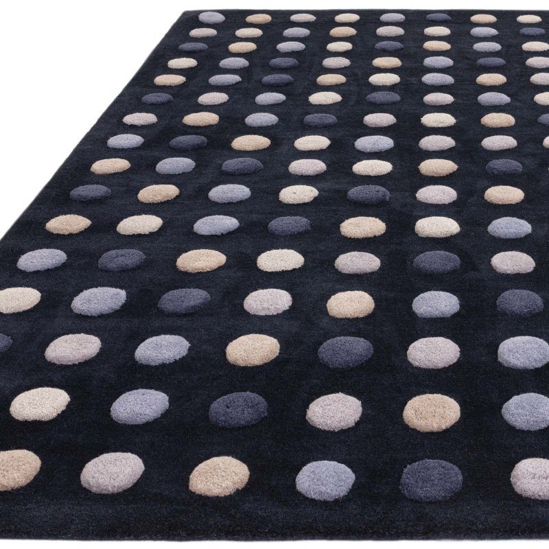 Dotty Navy Rug