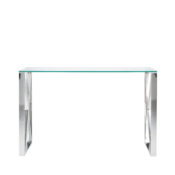 Zenith Stainless Steel Console Table
