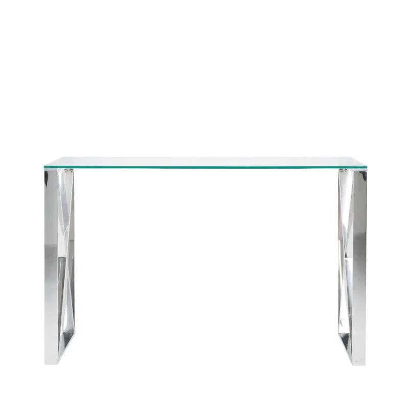 Zenith Stainless Steel Console Table