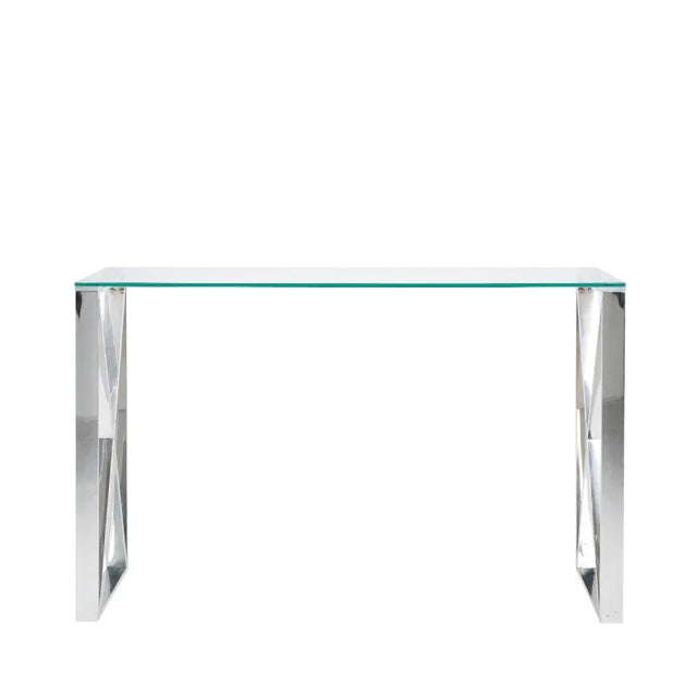 Zenith Stainless Steel Console Table