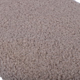 Beige Boucle Bench with Gold Legs - KD